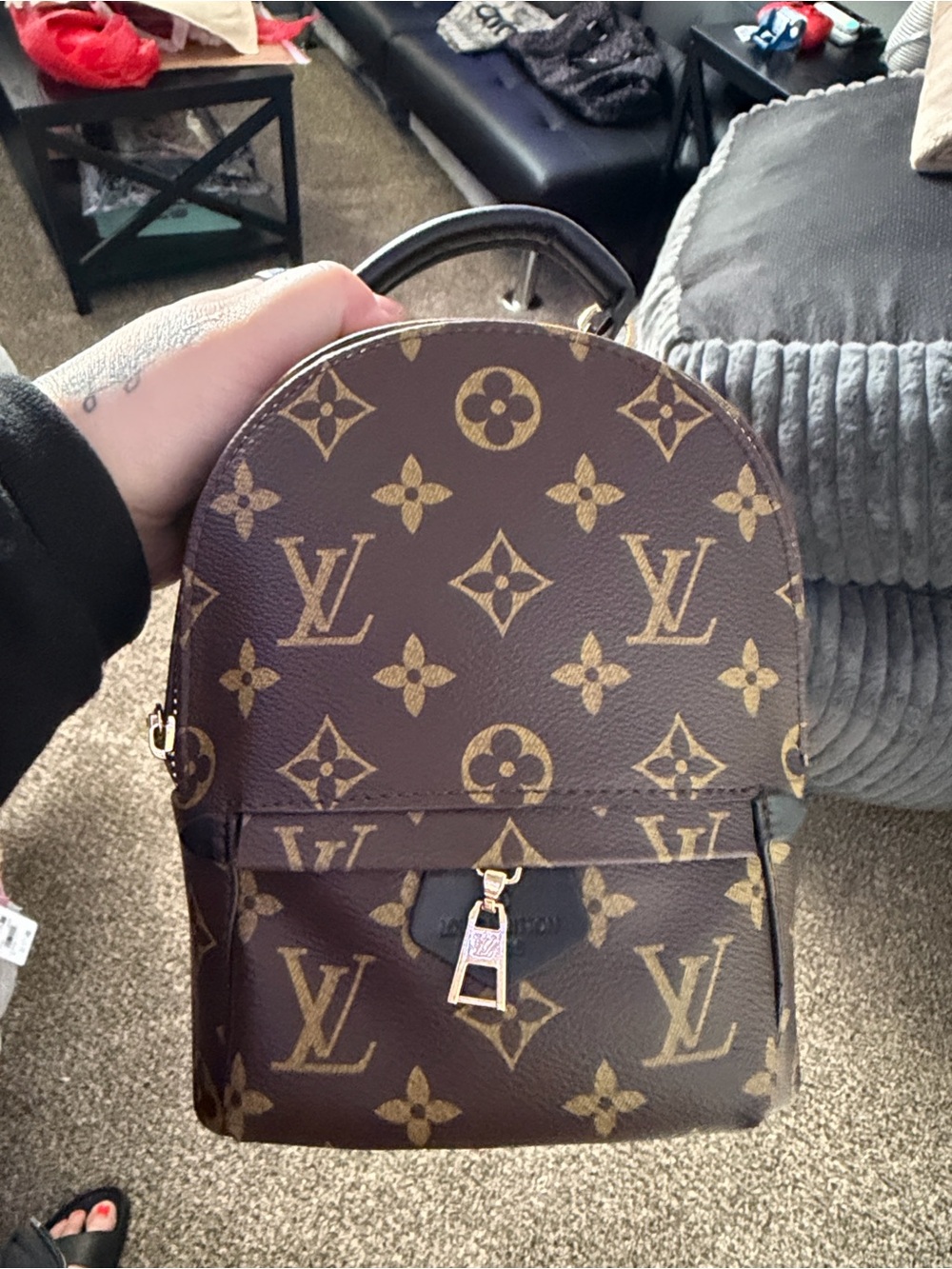 Brown Monogram Mini Backpack